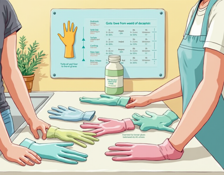 고무장갑니트릴 고무장갑 잘 고르는 방법