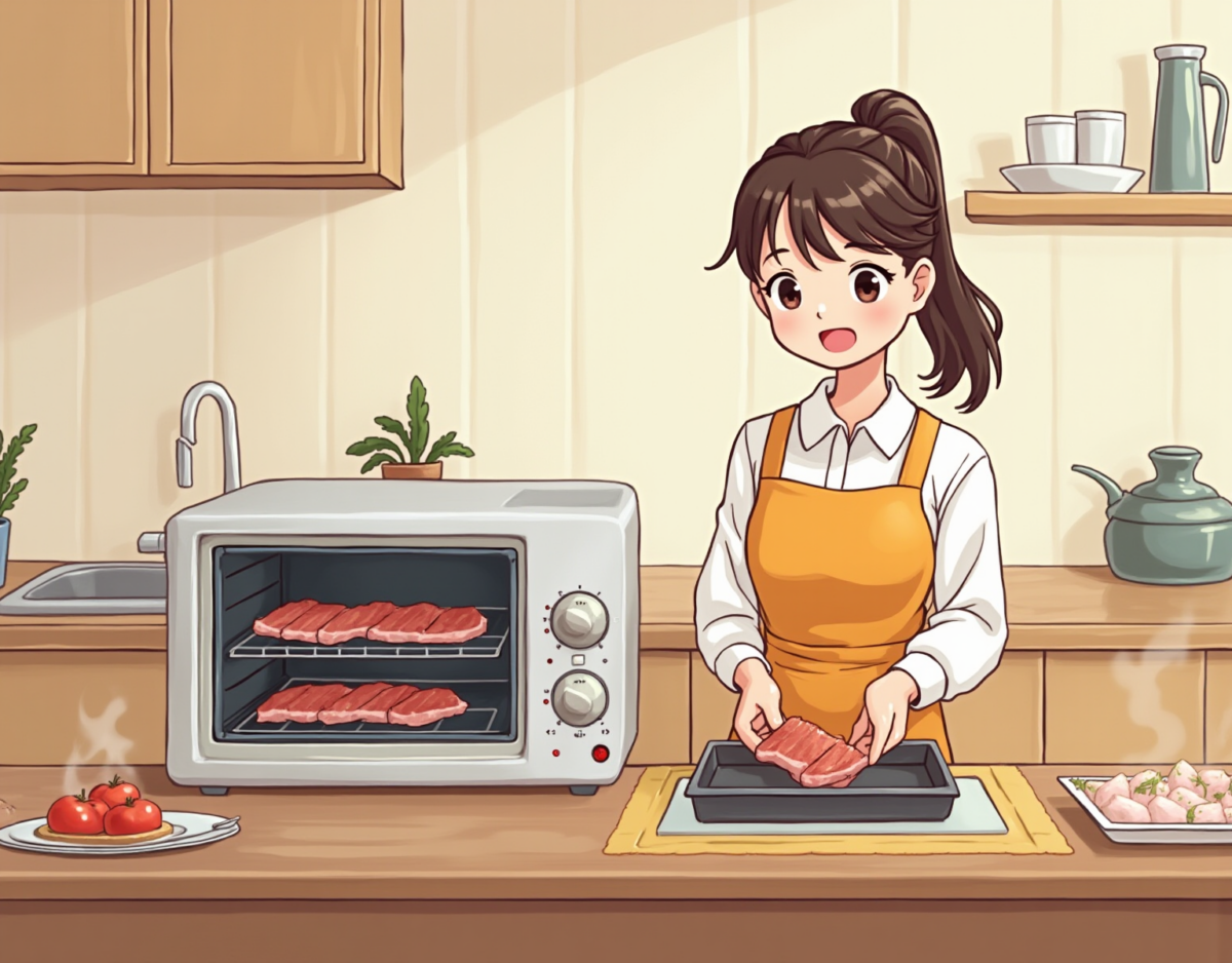 광파오븐 삼겹살 만들기