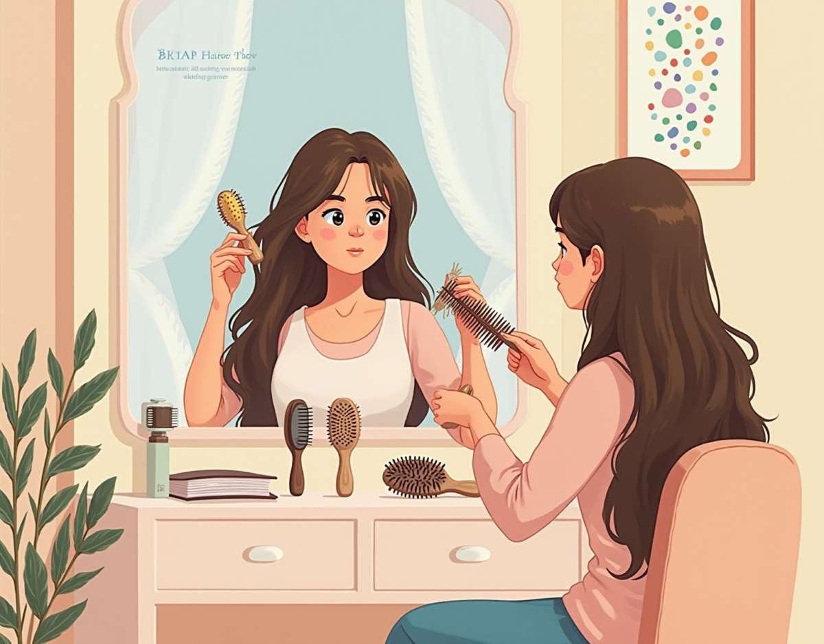 두피마사지 빗 선택