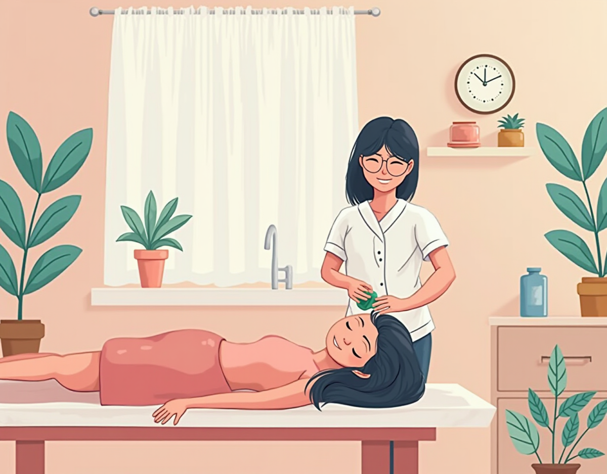 두피마사지 괄사