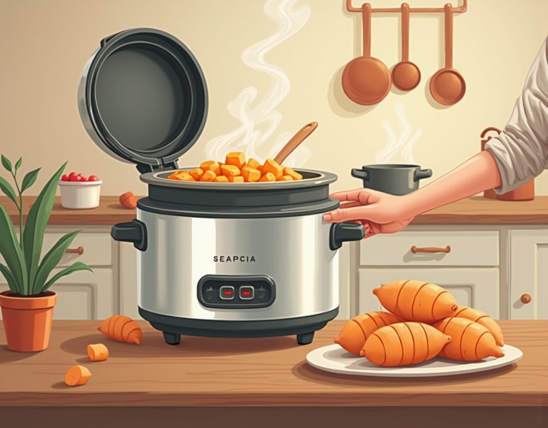 전기밥솥 고구마