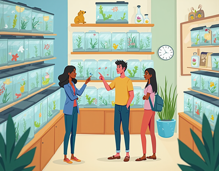 아크릴 어항 선택