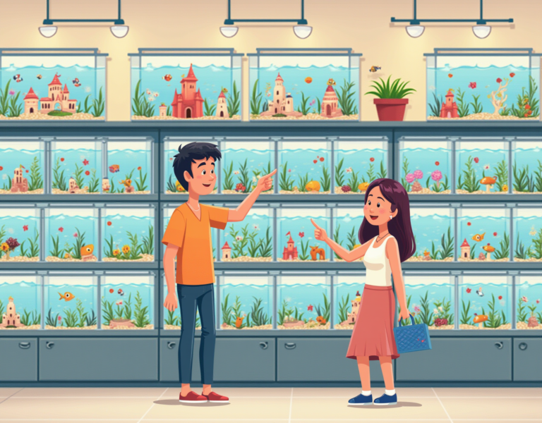 플라스틱 어항선택