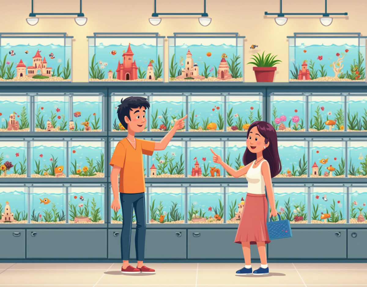 플라스틱 어항선택