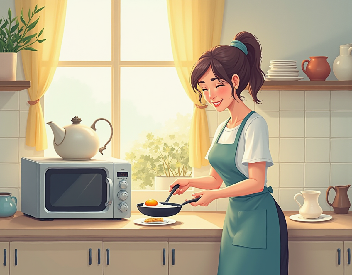 전자레인지 계란후라이