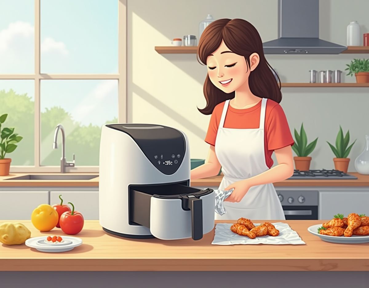 에어프라이기 호일