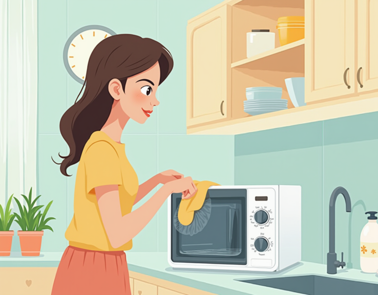 전자레인지 청소법