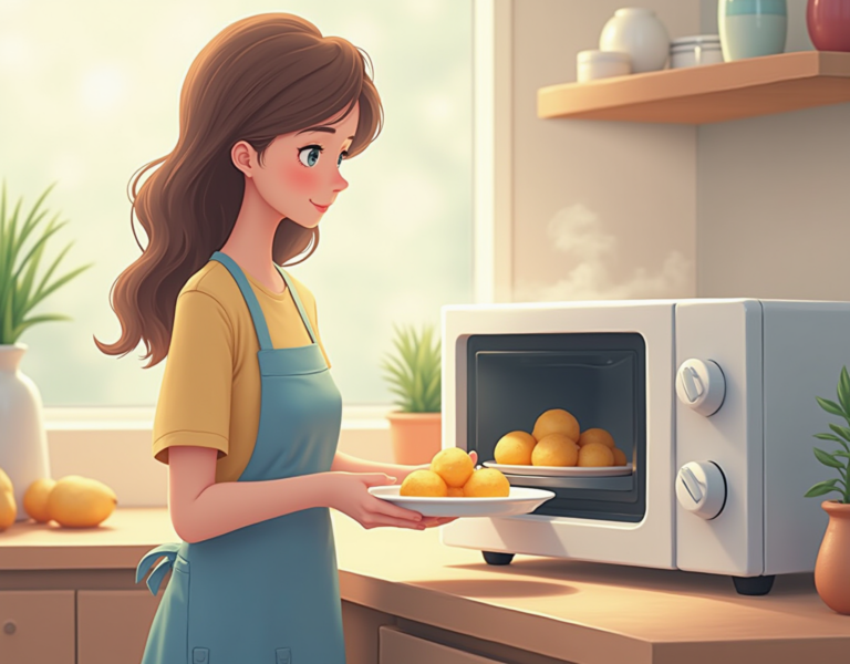 전자레인지 감자삶기