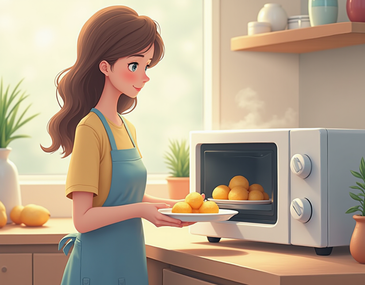 전자레인지 감자삶기