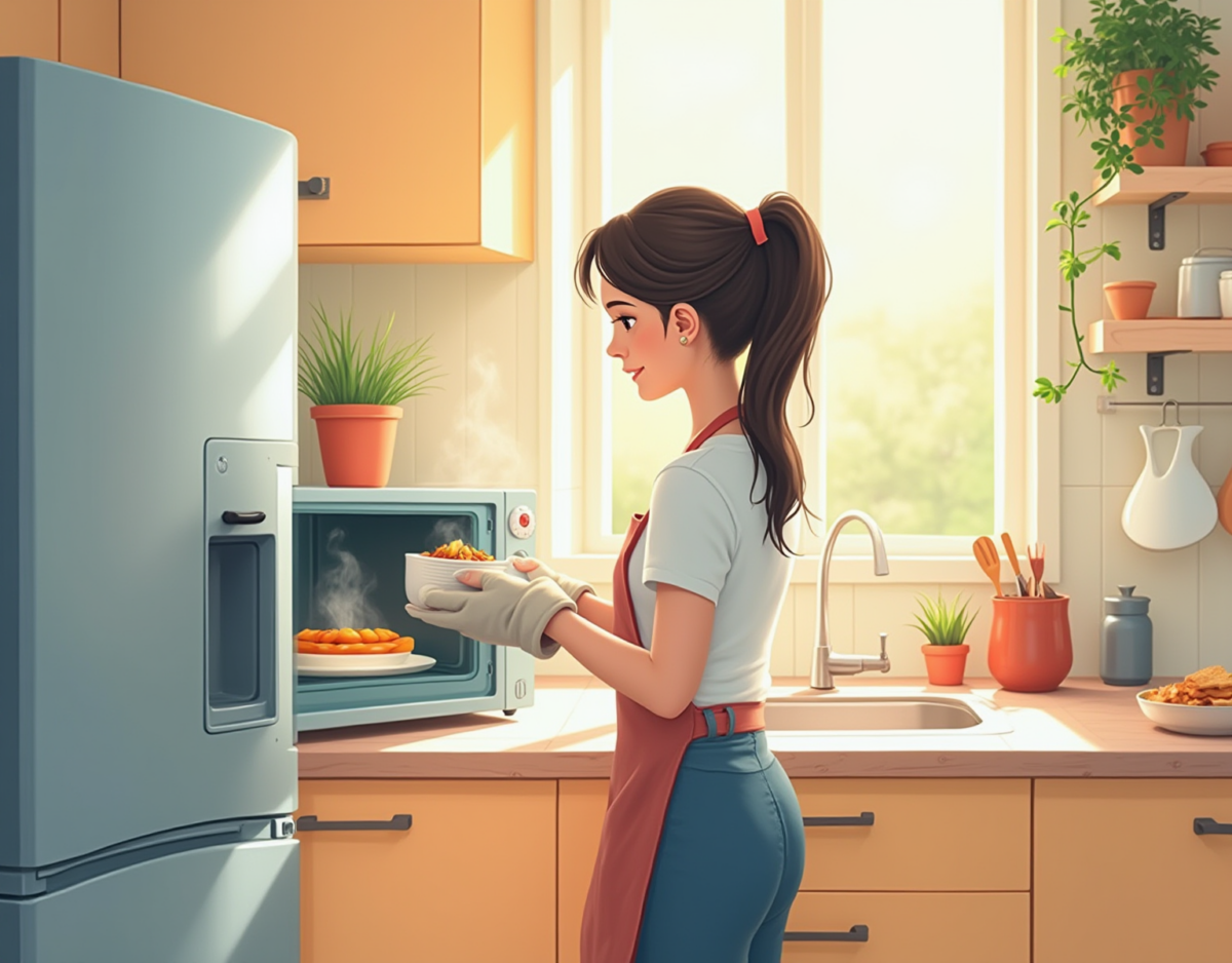 전자레인지 용기