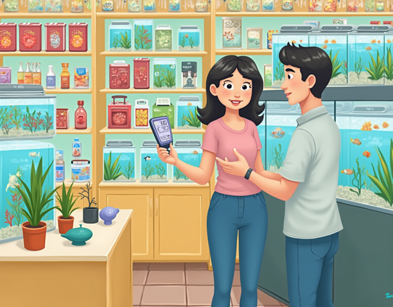 수족관 온도계선택