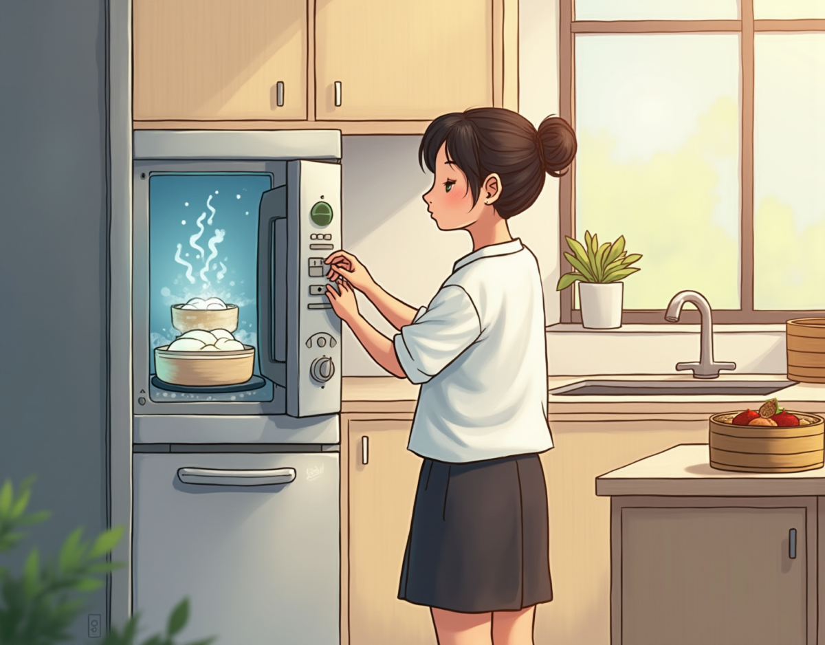 전자레인지 찜기