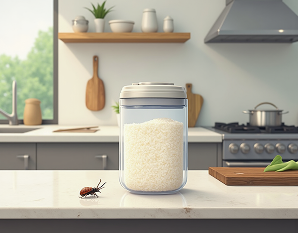 진공쌀통 쌀벌레