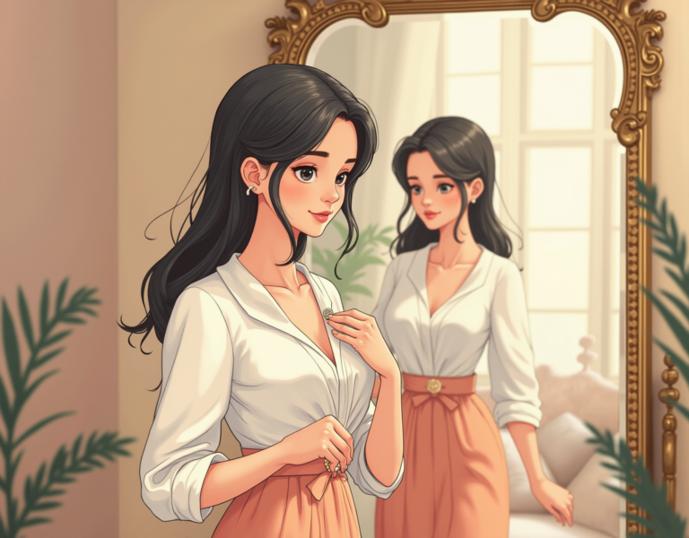 붙이는 전신거울