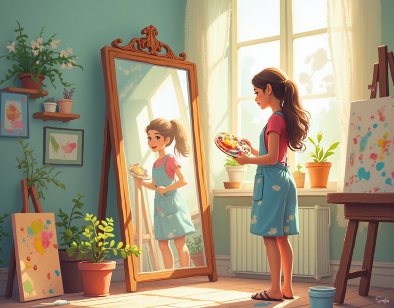 아크릴 전신거울