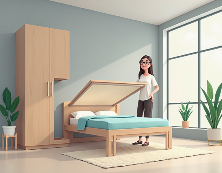 접이식 침대프레임