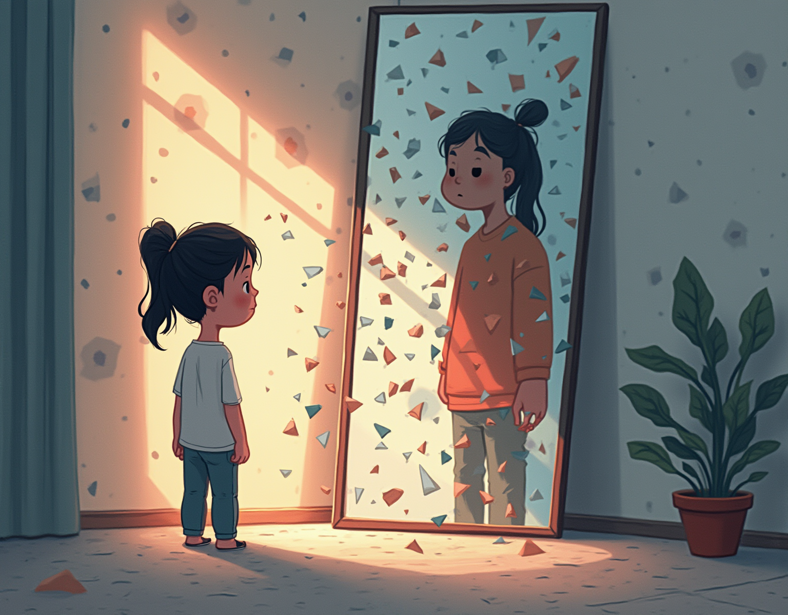 비정형 전신거울