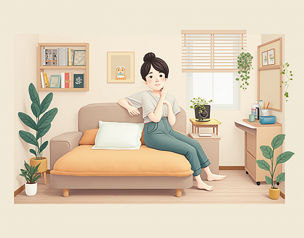 1인용 접이식침대