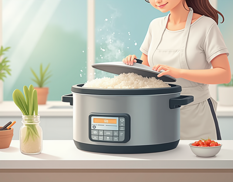 압력밥솥 밥하기