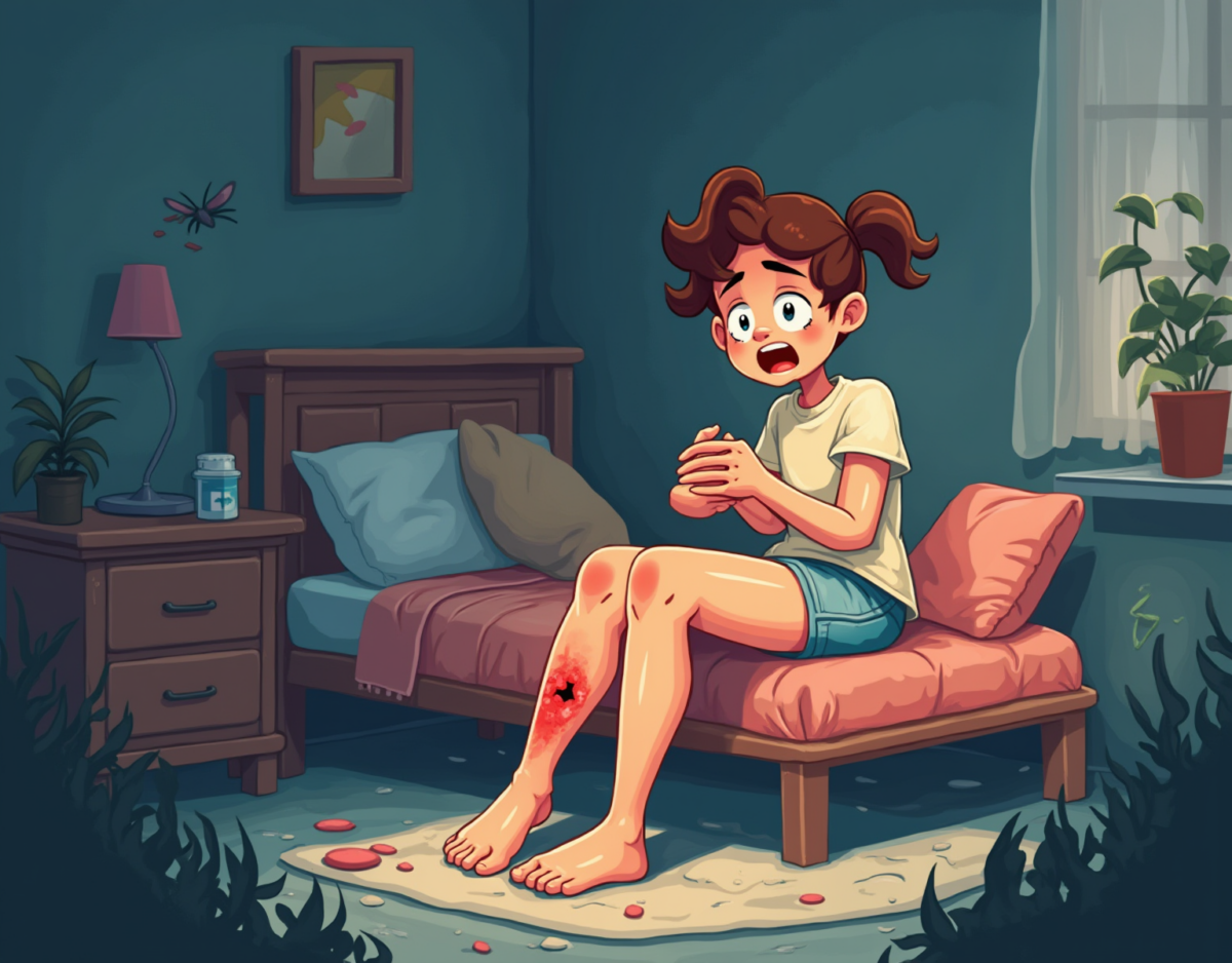 좀벌레 물린자국