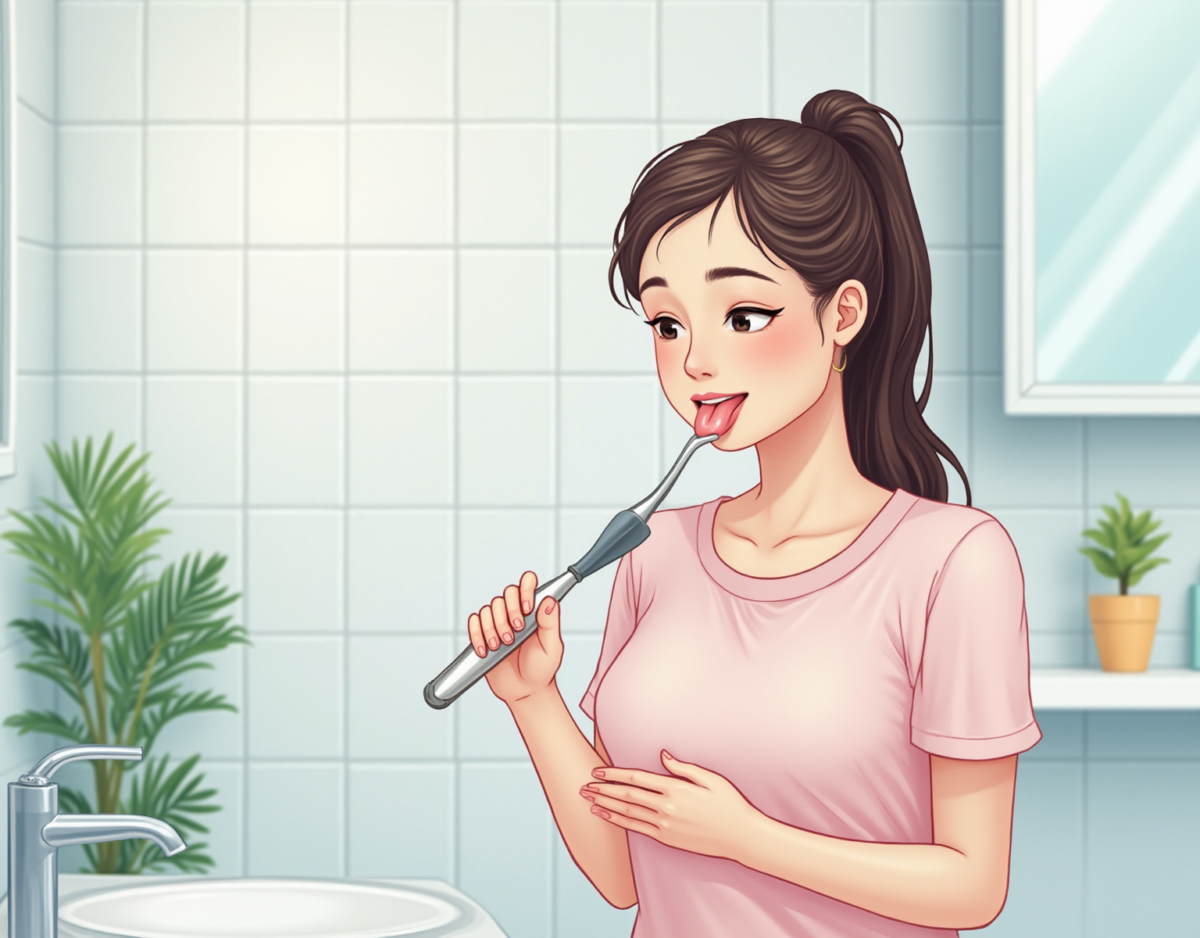 혀클리너 사용법