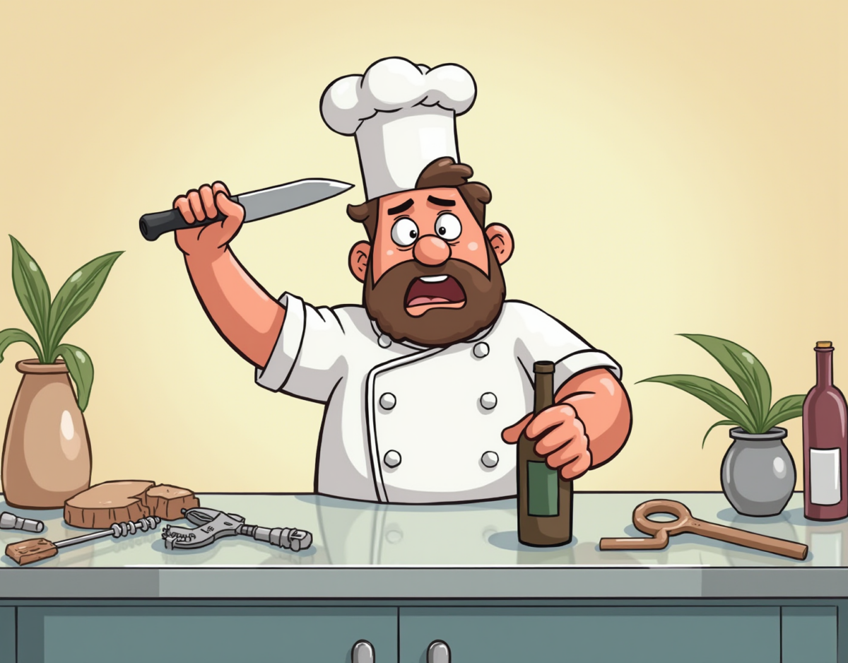 와인오프너 없을 때