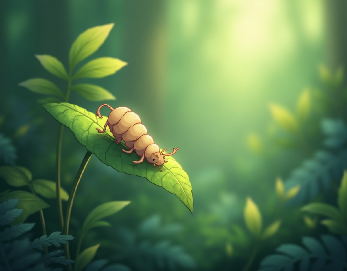 나방파리 애벌레