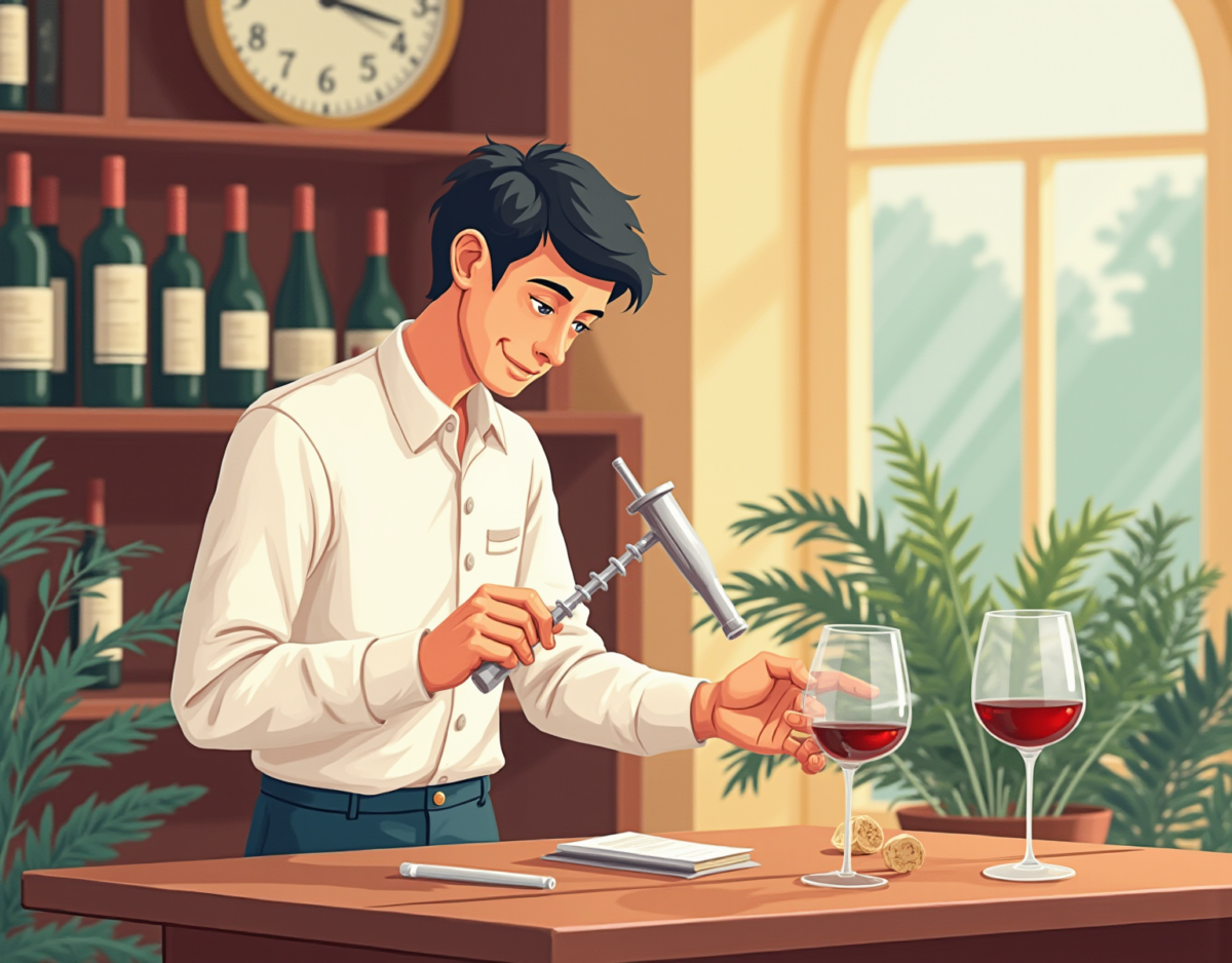 와인오프너 사용법