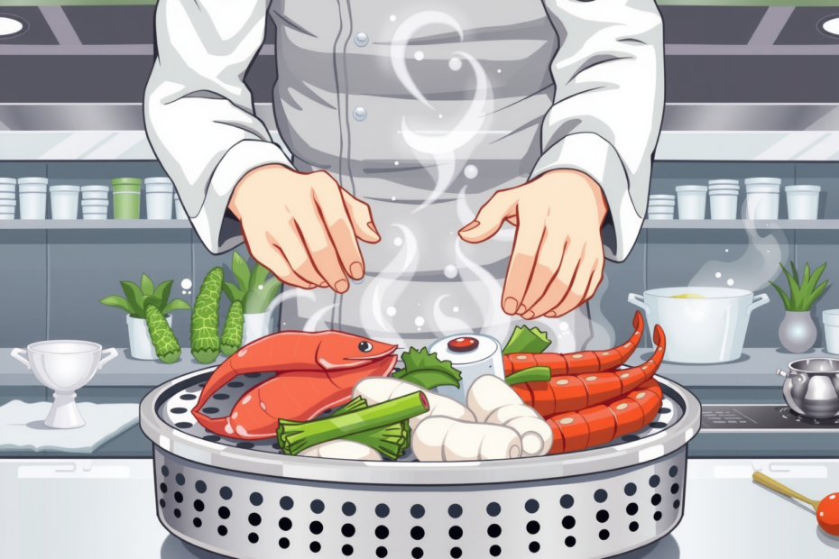스텐찜기채반