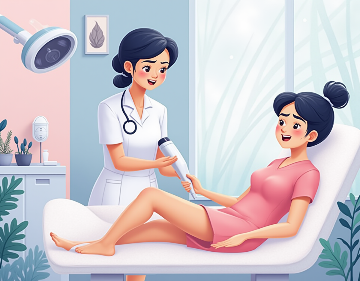 레이저 제모 통증