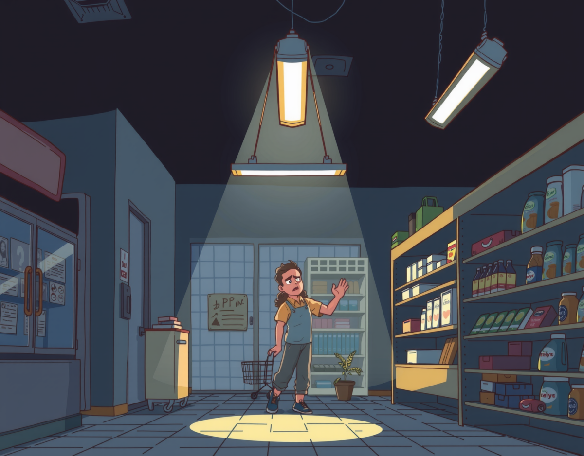 삼파장 형광등 깜박임