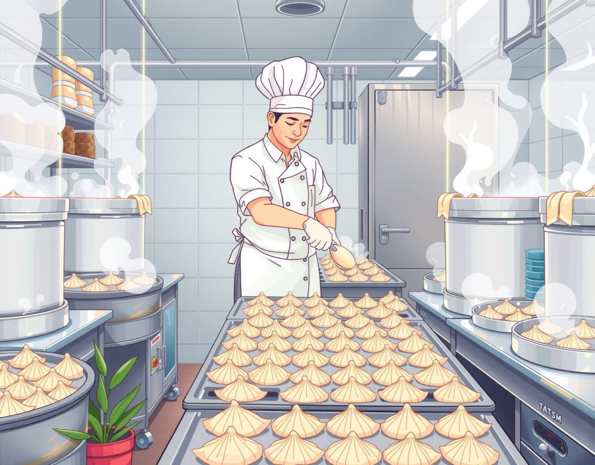 만두찌기 업소용