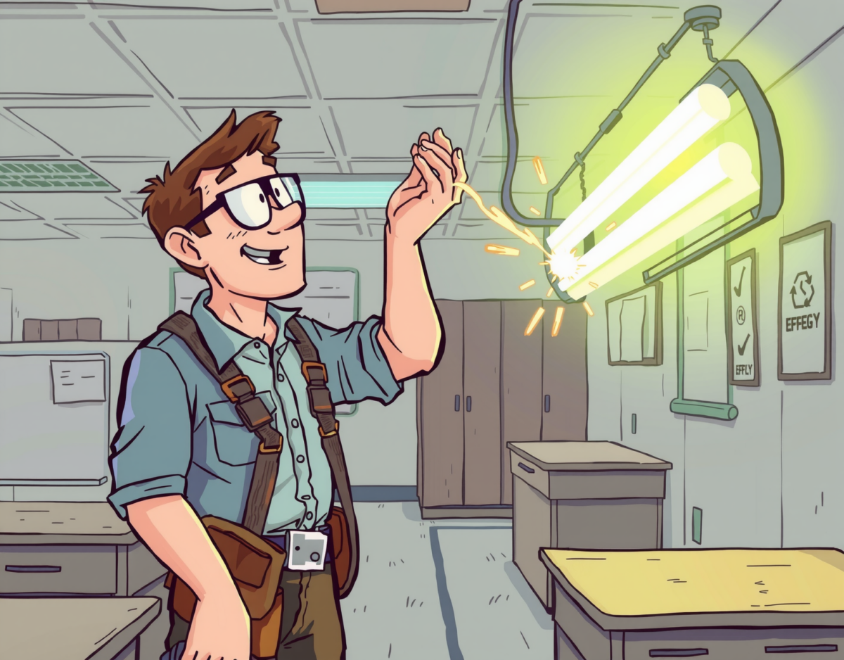 형광등안정기 교체