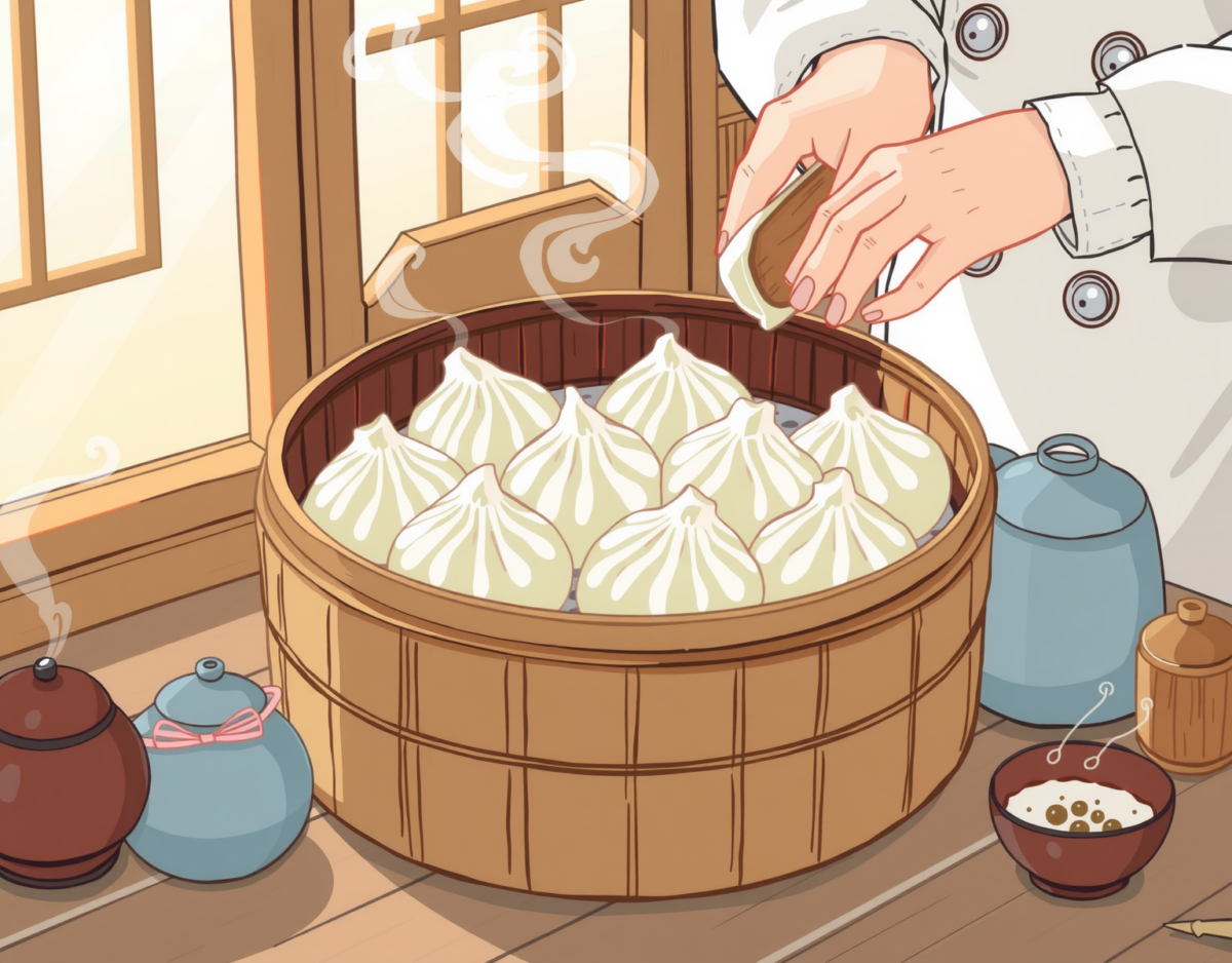 만두 찜기 실리콘