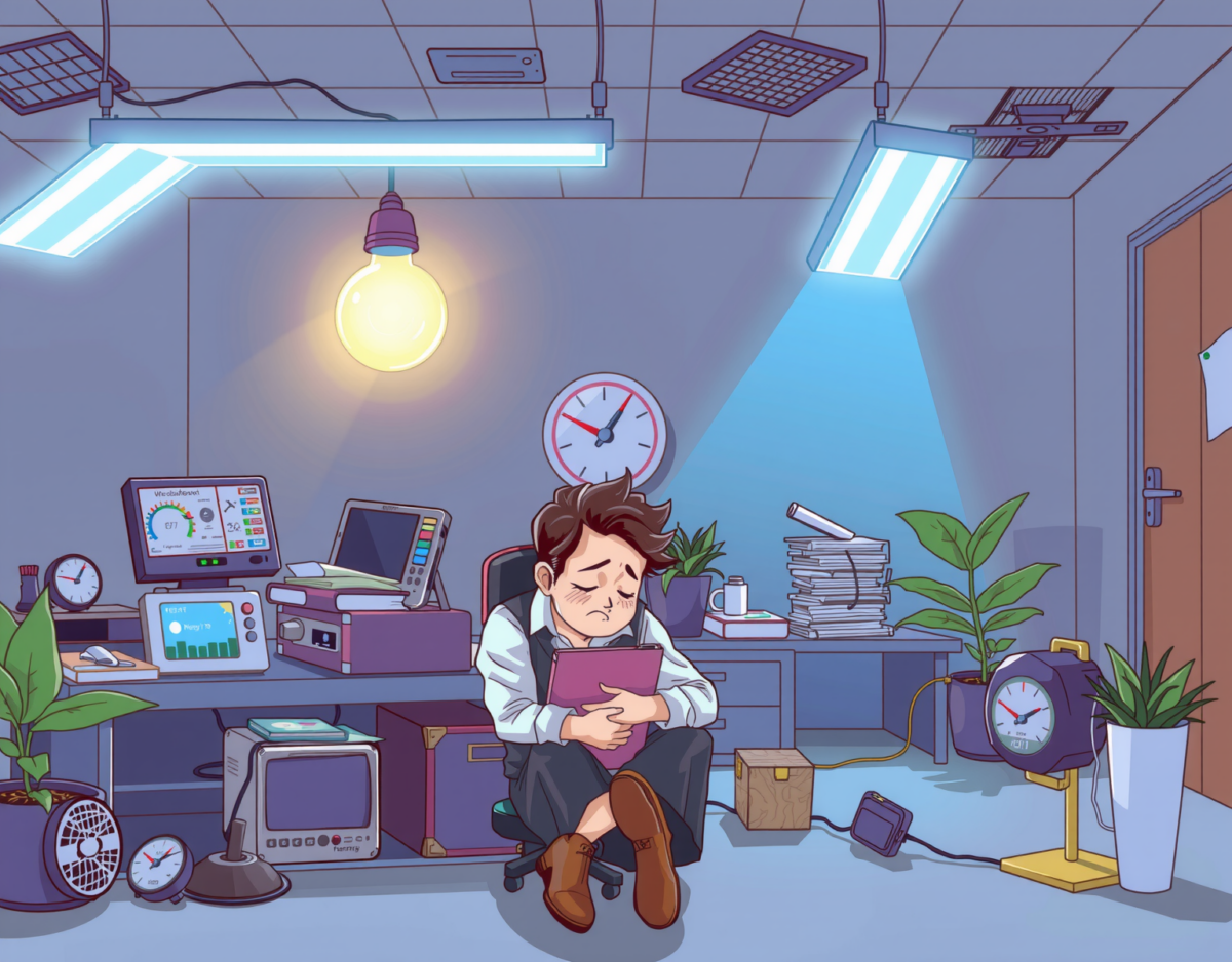 LED 형광등 소비전력