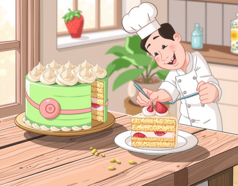 피스타치오딸기무스