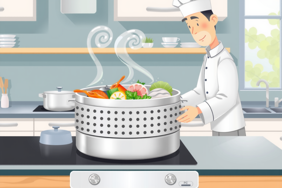실리콘 찜기