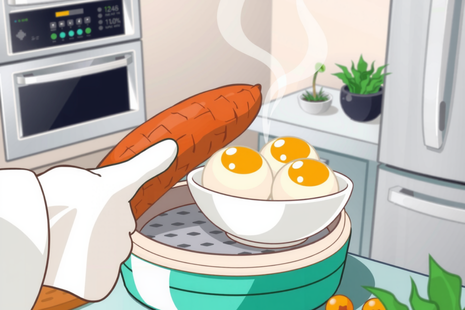 계란찜기고구마
