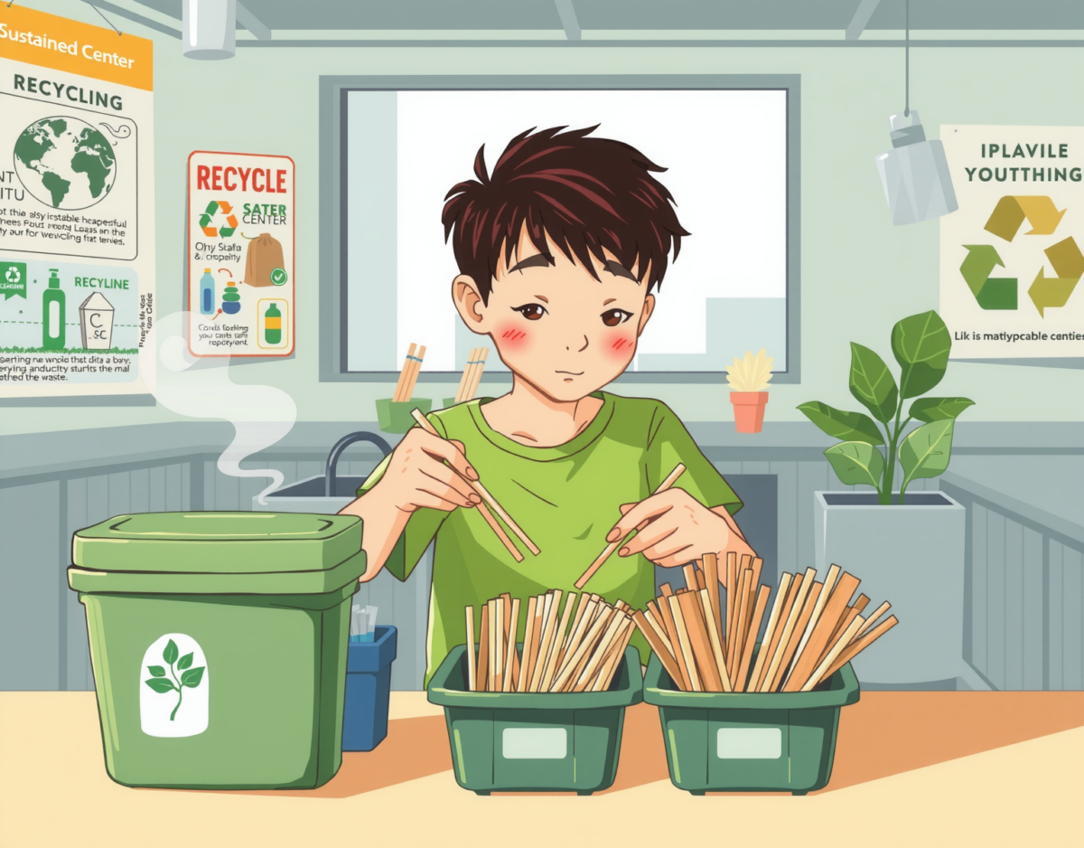 나무젓가락분리수가