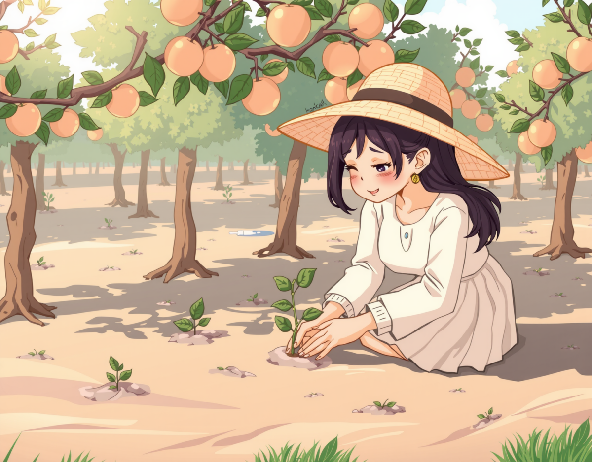 문루즈 사과 묘목