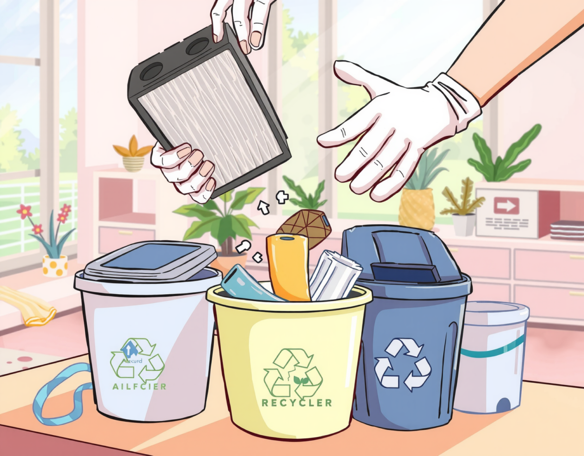 공기청정기 필터 분리수거