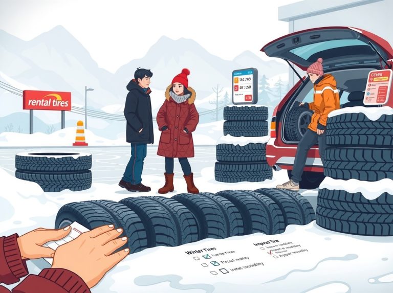 스노우타이어 렌탈 완벽 가이드 2025-2026 | 국내·일본 여행 상황별 선택 기준과 비용 비교