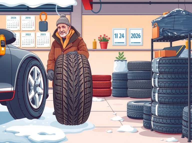 스노우타이어 수명, 정확히 몇 년일까? 2026년 교체 시기·보관·비용 완전 가이드