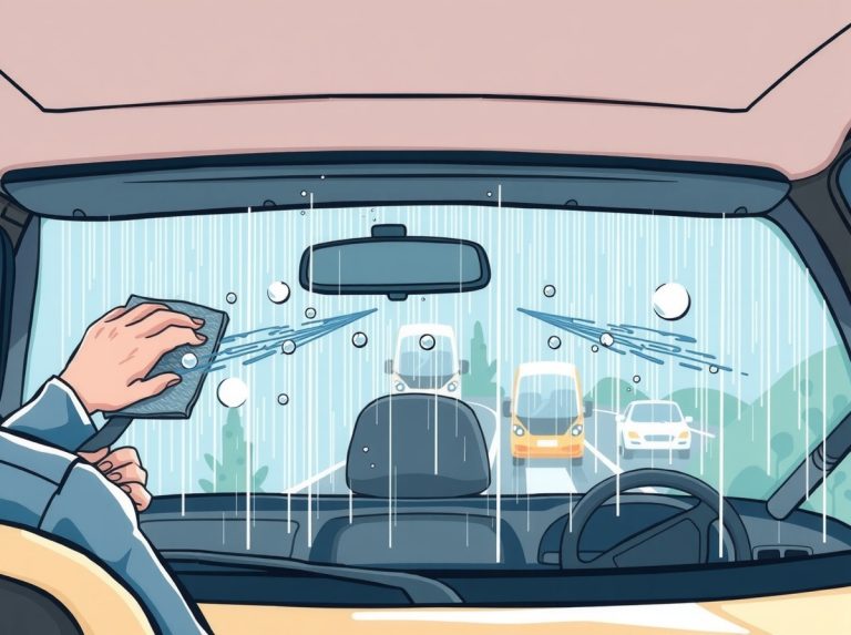 자동차 유리발수코팅제 완벽 가이드: 원리부터 셀프 시공까지, 우천 시 시야 확보 방법