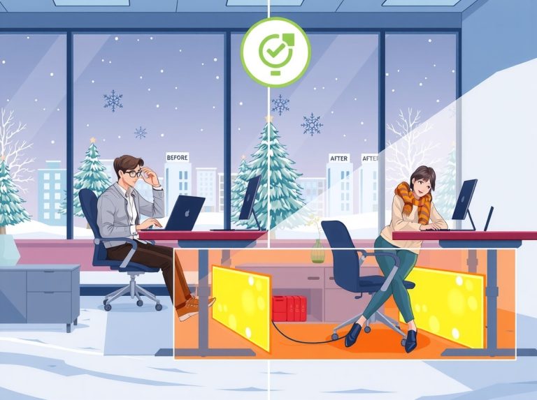 히팅패드 파티션으로 겨울 사무실 발난로 문제 완벽 해결하기 | 전기세·안전성·선택 가이드