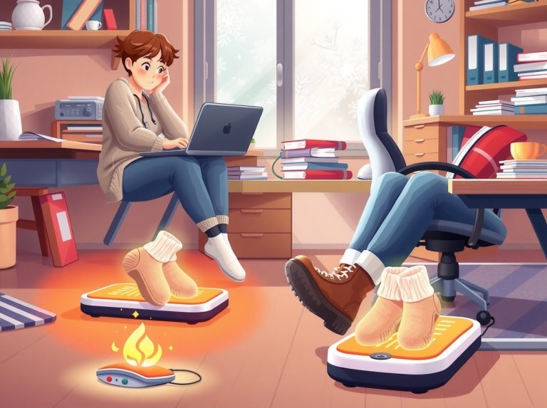히팅패드·발난로 2026년 완벽 가이드 | 사무실·집 발시림 해결하는 제품 선택법부터 안전·전기요금까지